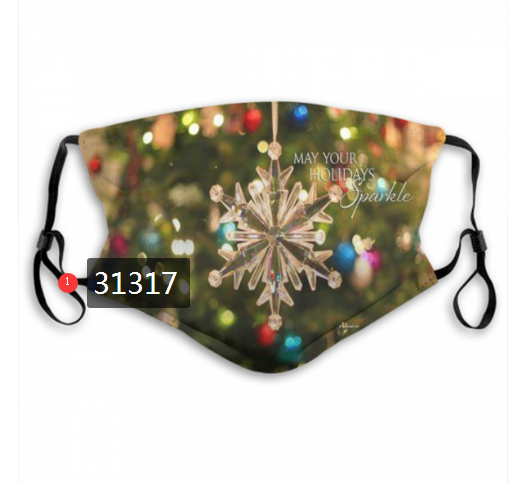 2020 Merry Christmas Dust mask with filter 106->mlb dust mask->Sports Accessory